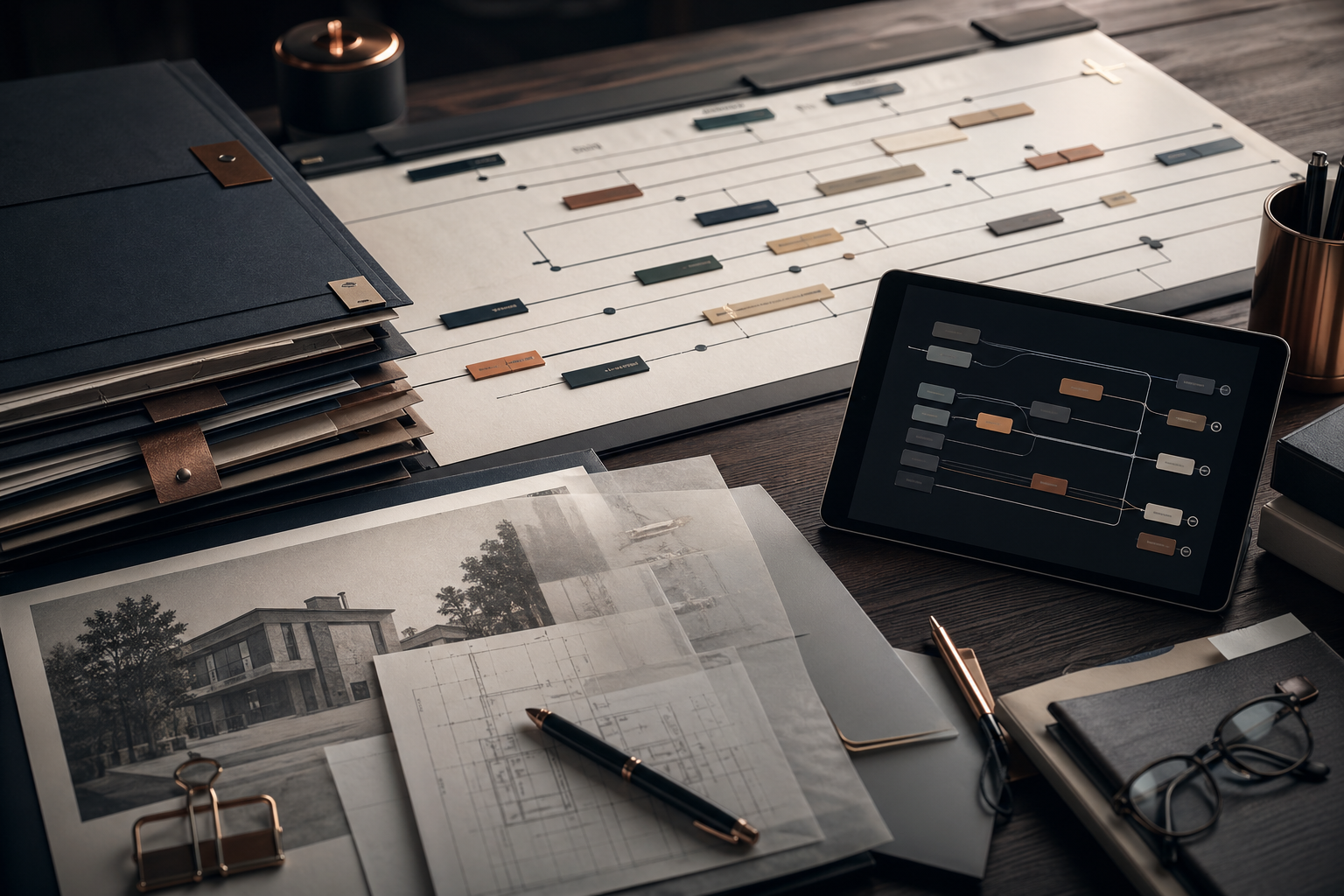 Foreclosure case timeline and administrative file coordination workspace